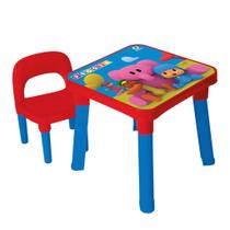 Minha Mesinha Infantil Pocoyo Mesa Com Cadeira 0500 Monte Líbano - MONTE LIBANO