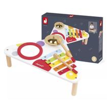 Minha Primeira Mesa Musical 3 Instrumentos Confetti Janod