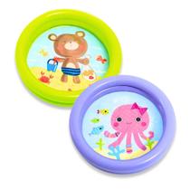 Minha Primeira Piscina Bebe Infantil Banheira Baby Piscina Inflável Polvo Urso Fundo do mar