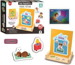 Minha Rotina Quadro Educativo Infantil Magnético Com 40 Peças - Nig Brinquedos Minha Rotina Quadro Educativo Infantil Magnético Com 40 Peças - Nig Brinquedos