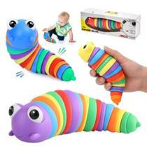 Minhoca Articulada 3D Brinquedo Sensorial para Crianças e Adultos