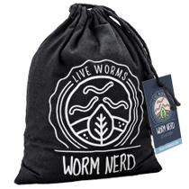 Minhocas de compostagem Worm Nerd Live Red Wriggler 100 Worms Minhocas de compostagem Worm Nerd Live Red Wriggler 100 Worms