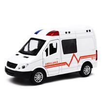 Mini 1:36 simulação de caminhão de bombeiros p - Nara Ambulância