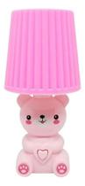Mini Abajur De Mesa Led Modelo Urso Luminária Noturna Pilha