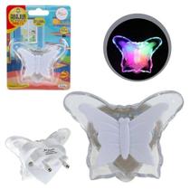 Mini Abajur De Tomada Infantil Borboleta Led - Art House
