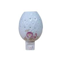 Mini Abajur De Tomada Luminária De Cerâmica Bivolt Difusor Cor:Rosa Pequena