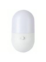 Mini Abajur Luminária Com Led De Tomada Com Botões