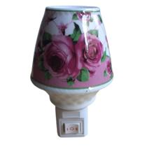 Mini Abajur Luminária De Tomada 2 Estágios C/ Difusor Bivolt