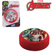 Mini Abajur Luminária Infantil Led Avengers Marvel Etihome