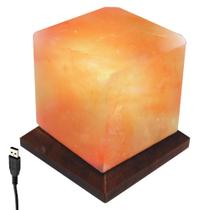 Mini Abajur Luminária Terapêutica Sal Rosa do Himalaia USB Mini Abajur Luminária Terapêutica Sal Rosa do Himalaia USB