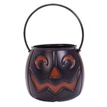 Mini Abóbora Caldeirão Dark Para Doces Halloween Decorativo Terror