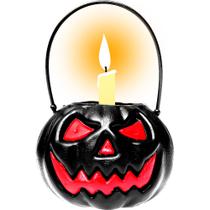 Mini Abóbora Preta p/ Dia das Bruxas Halloween Balde p/ Decoração e Doces