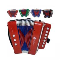 Mini Acordeon Infantil Sanfona Gaita Brinquedo Educativo