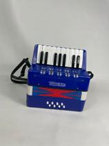 Mini Acordeon Infantil Turbinho 17 Teclas 8 Baixos Cod 11491