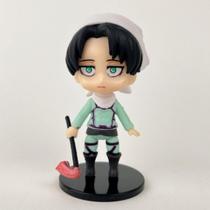 Mini Action Figure Levi Faxineiro Attack on Titan 10 cm Mini Action Figure Levi Faxineiro Attack on Titan 10 cm