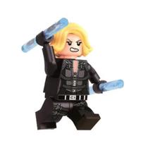 Mini Action Figure Viúva Negra - Avengers, Bloco Compatível