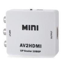 Mini Adaptador Av Rca Para Hdmi Audio Video 1080p
