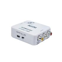 Mini Adaptador Conversor De Hdmi P/ Video 3rca Av Cabo Hdmi Mini Adaptador Conversor De Hdmi P/ Video 3rca Av Cabo Hdmi