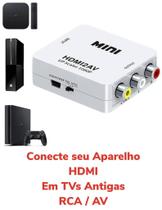 Mini Adaptador Conversor De Hdmi Para Video Composto 3rca Av