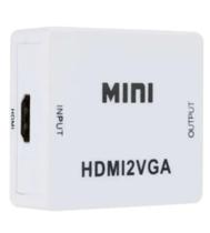 Mini Adaptador Conversor De Hdmi Para Video Composto rca 2Av Áudio Completo 1080p tv Tubo tv Box Dvr - TRS