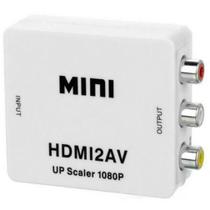 Mini Adaptador Conversor Hdmi Para Rca 2Av 1080P