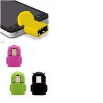 Mini Adaptador Otg Usb Femea X Micro Usb V8 Macho Android Mini Adaptador Otg Usb Femea X Micro Usb V8 Macho Android
