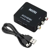 Mini Adaptador Rca AV Conversor P Hdmi 1080p Av2Hdmi