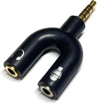 Mini Adaptador Y P2 / P3 para Fone e Microfone Headset