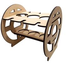 Mini Adega Mdf Para 03 Garrafas