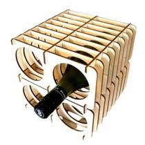 Mini Adega Mdf Para 04 Garrafas