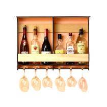 Mini Adega MDF para 6 garrafas