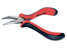 Mini alicate 5" bico meia cana curvo abertura automatica pro mtx