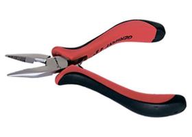 Mini alicate 5" bico meia cana reto abertura automatica pro mtx