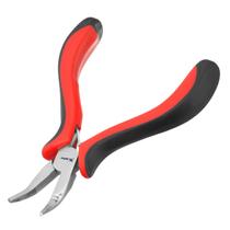 Mini alicate bico meia cana curvo niquelado 130mm 1pc mtx