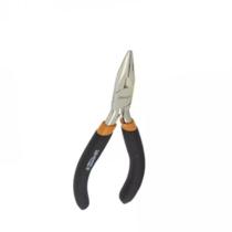 Mini alicate bico meia cana reto niquelado 5" aço carbono