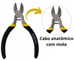 Mini alicate corte 4.5 polegadas com mola