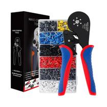 Mini Alicates Para Crimpagem De Terminais Tubulares 0.08-16mm² 16-6 Conjunto De Grampos Elétricos De