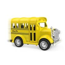 Mini Alloy Bus e School Bus Simulation Car Model Yello