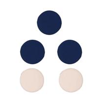 Mini almofada redonda puff esponja de base fina e leve úmida e seca