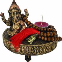 Mini Altar Ganesha 4 Itens Com Saquinho De Algodão