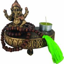 Mini Altar Ganesha 5 Itens Com Saquinho De Algodão
