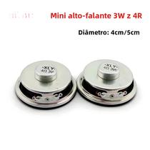 Mini Alto-falante 3W 4R Diâmetro De 4CM/5CM 3 Watts 4 Ohms Para Arduino 2 Peças Mini Alto-falante 3W 4R Diâmetro De 4CM/5CM 3 Watts 4 Ohms Para Arduino 2 Peças