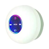 Mini Alto-Falante Bluetooth Portátil com LED - À Prova D'Água e Ventosa