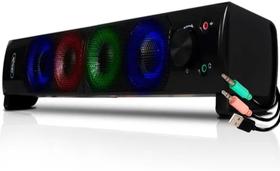 Mini Alto-falante Knup KP-6040 preto 127/220V