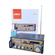 Mini Amplificador Áudio Receiver Bluetooth Som Usb