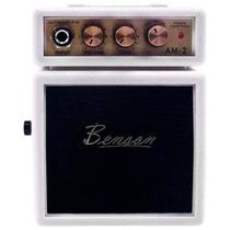 Mini Amplificador Benson AM-2W Branco 1W e 2 Canais