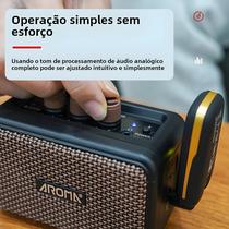 Mini Amplificador De Guitarra Bluetooth 5W Portátil Com Canais Clean E Overdrive Mini Amplificador De Guitarra Bluetooth 5W Portátil Com Canais Clean E Overdrive