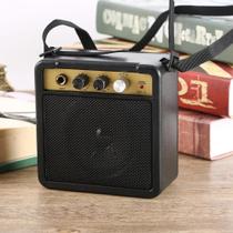 Mini Amplificador De Guitarra Com Alto-falante Traseiro Para Acessórios De Guitarra Elétrica