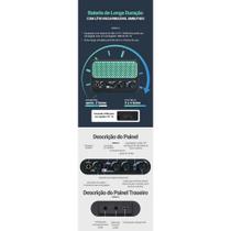 Mini Amplificador de Guitarra Elétrica DK 10W Bluetooth com Efeitos Overdrive e Reverb e Bateria de Lítio