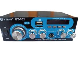 Mini Amplificador De Som Bluetooth Karaoke Usb Mp3 Fm 30w 110v